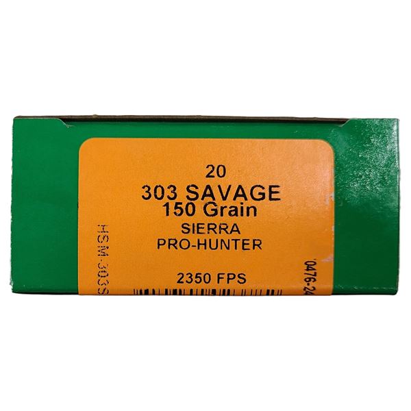 303 SAVAGE HSM Pro-Hunter - 20 Rds 150 gr