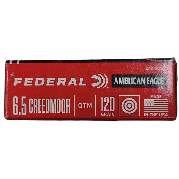 6.5 Creedmoor Federal - 120 Gr - 20 Rds NIB