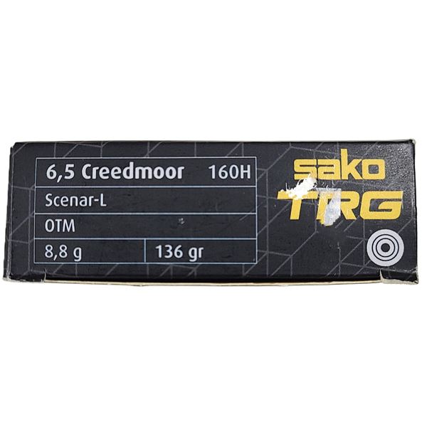 6.5 Creedmoor SAKO TRG 136 Gr - 20 Rds NIB