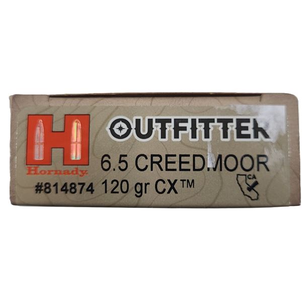 6.5 Creedmoor Hornady - 120 Grain NIB