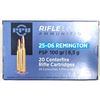 Image 2 : 25-06 REM PSP PPU - 100 Grain - 20 Rds NIB