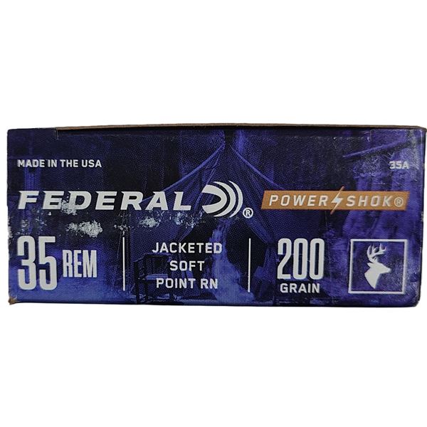 35 REM JSP - Federal 200 Grain 20 Rounds NIB