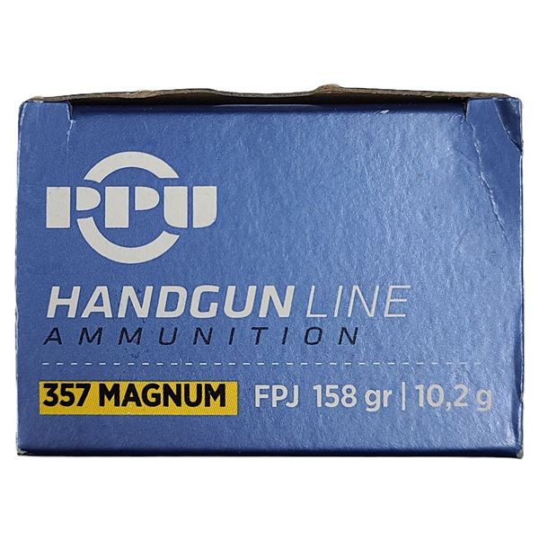 357 Magnum FPJ PPU - 158 Gr - 50 Rds NIB