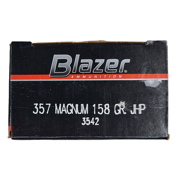 357 Magnum JHP Blazer - 158 Gr - 50 Rds NIB