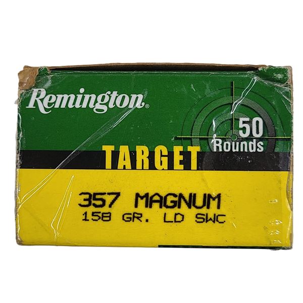 357 Magnum Remington - 158 Gr LD SWC - 50 Rds NIB