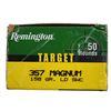 Image 1 : 357 Magnum Remington - 158 Gr LD SWC - 50 Rds NIB