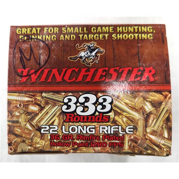 22 LR Winchester - 333 Rds - 36 Gr