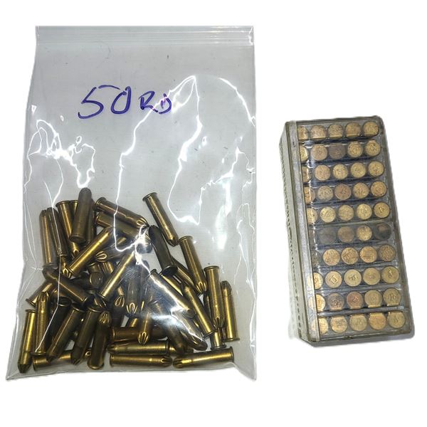22 LR 100 Round Lot - Crimp End