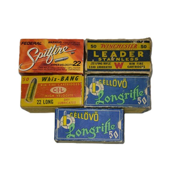 22 LR VINTAGE Lot - 220 +/- Rds -