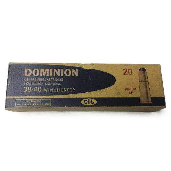 38-40 Dominion VINTAGE Lot - 60 Rounds