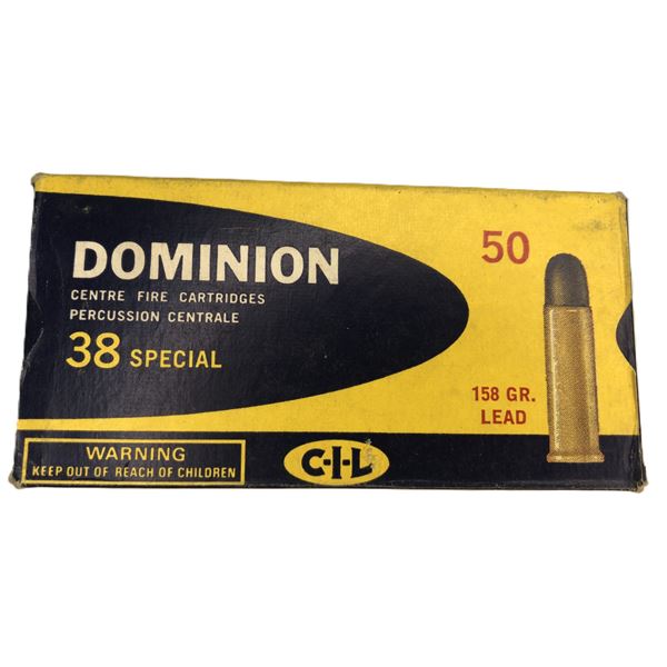 38 SPC Vintage - Dominion 50 Rds