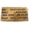 Image 1 : 380 RCAF Vintage Ammo - 26 Rounds -