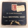 Image 1 : 380 Lapua Browning Short VINTAGE - 14 Rounds -