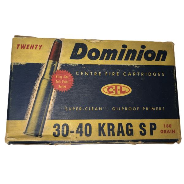 30-40 KRAG Dominion VINTAGE - 20 Rds -