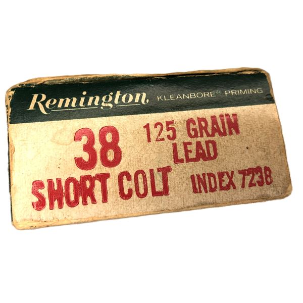 38 Short Colt VINTAGE - 125 Gr. Lead - 50 Rds