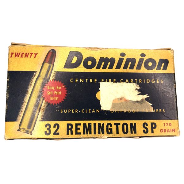 32 REM Dominion VINTAGE - 20 Rds -