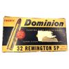 Image 1 : 32 REM Dominion VINTAGE - 20 Rds -