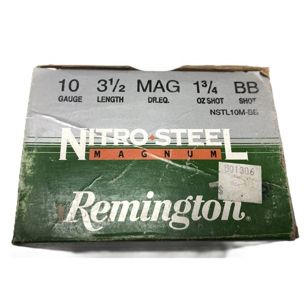 10 Gauge MAG Remington - 3.5 IN BB Shot - 25 Shells