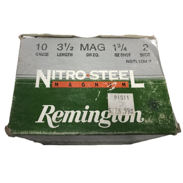 10 Gauge MAG Remington - 3.5 IN / 2 Shot - 25 Shells