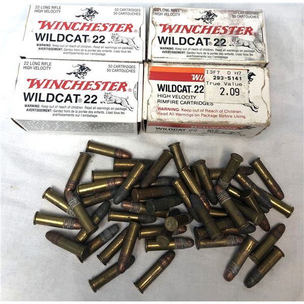 22 LR MIX Lot - 290 Rounds - Winchester Wildcat