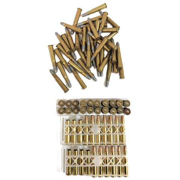 30-30 WIN Ammo Lot +/- 65 Rds + 13 Brass RELOADS