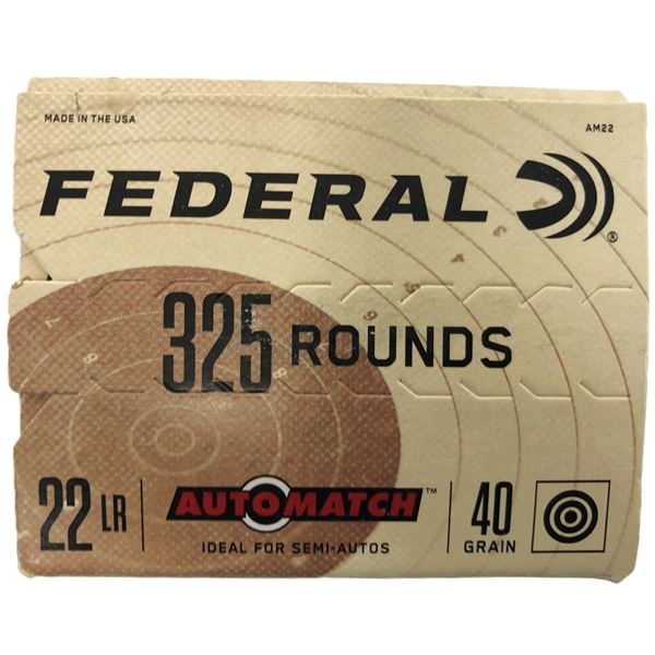 22 LR Federal Automatch - 325 Rds
