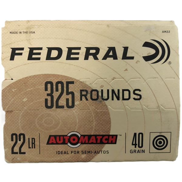 22 LR Federal Automatch - 325 Rds
