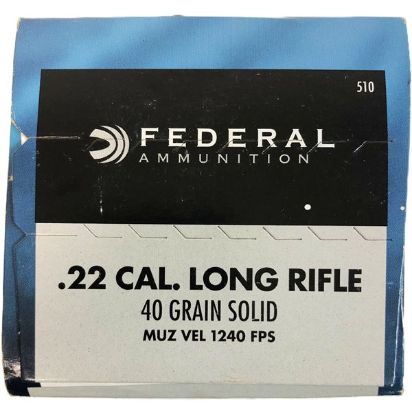 22 LR Federal - 500 Rounds - 1240 FPS