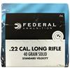 Image 1 : 22 LR Federal - 500 Rounds - Standard