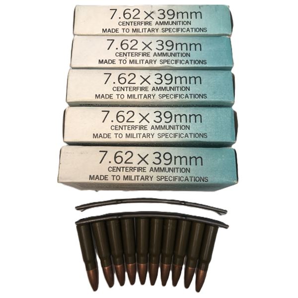 7.62 x 39 - 110 Rds w/ 2 Clips