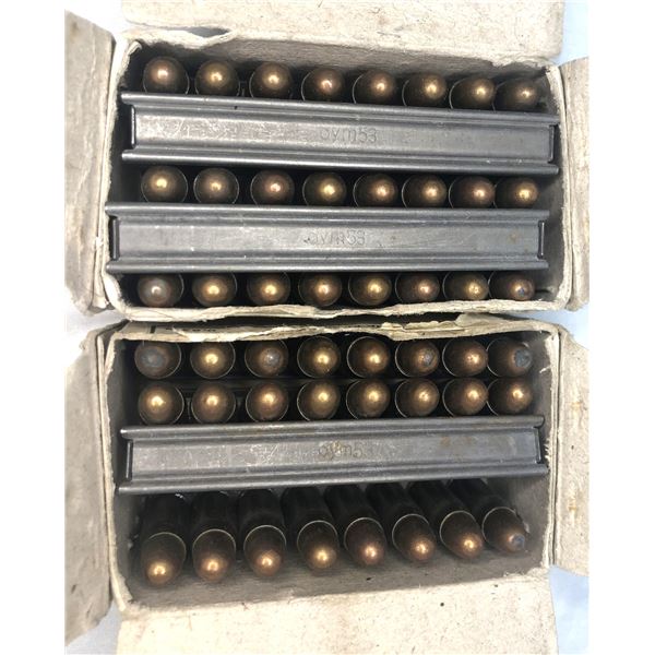 7.62 x 25 Tokarev Ammo Lot - 71 Rds & 9 Clips