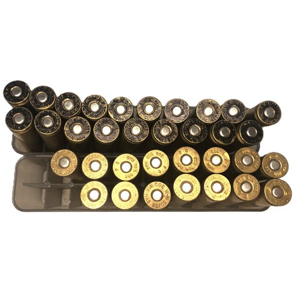 300 WIN MAG Ammo Lot - 34 Rds Mixed In Ammo Cases
