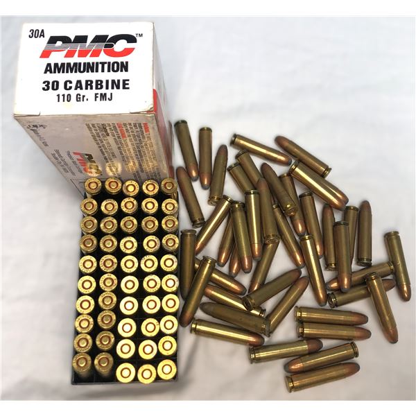 30 CARBINE Ammo Lot - 90 Rounds Mix