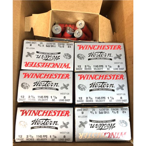 12 GAUGE Winchester 8 Shot Lead Target LOT - 162 Shells