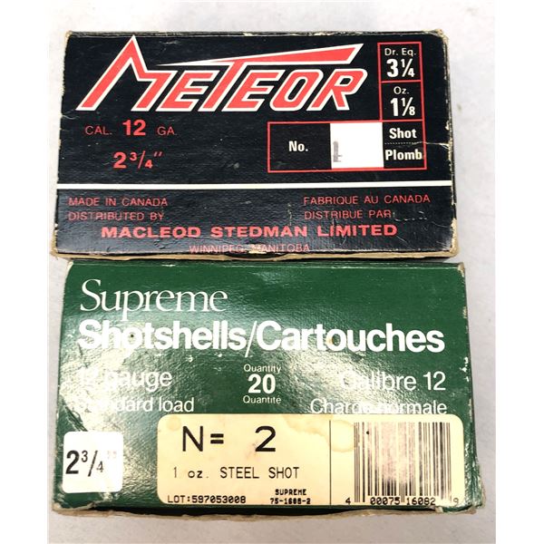 12 GAUGE Meteor & Supreme LOT - 40 Shells