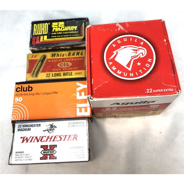 22 CAL AMMO Lot - 350 Rds