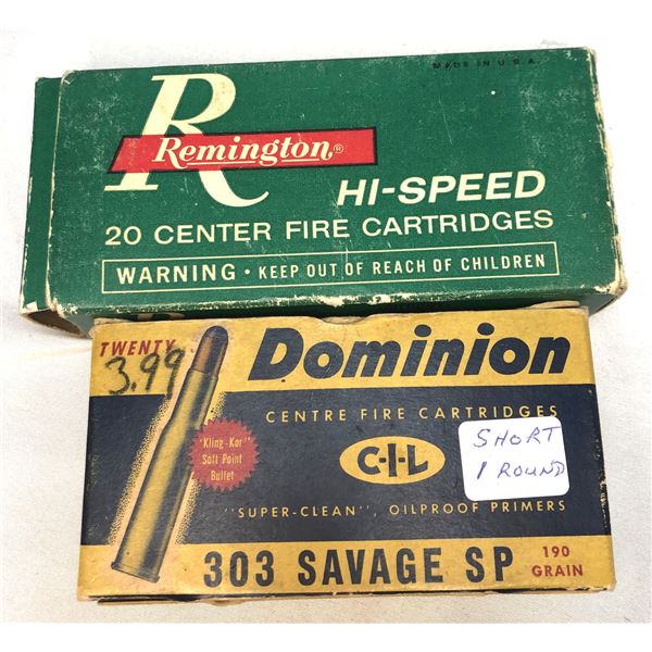 303 SAVAGE Ammo Lot - 46 Rounds