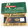 Image 1 : 303 SAVAGE Ammo Lot - 46 Rounds
