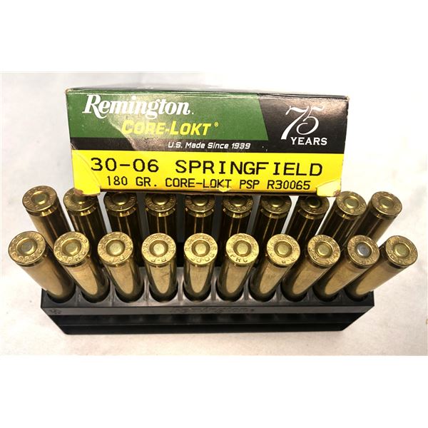 30-06 SPRINGFIELD Remington Core-Lokt - 20 Rds NIB
