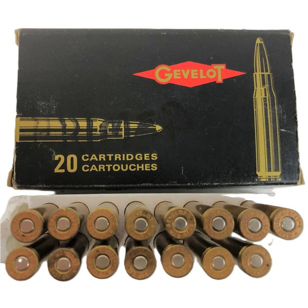 8 x 57 Gevelot PRIMED BRASS - 15 ct.