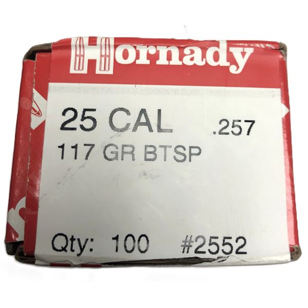 25 CAL Bullets - Hornady - 100 Ct