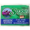 Image 1 : 41 CAL Sierra Bullets - 170 Gr JHC - 100 Ct.