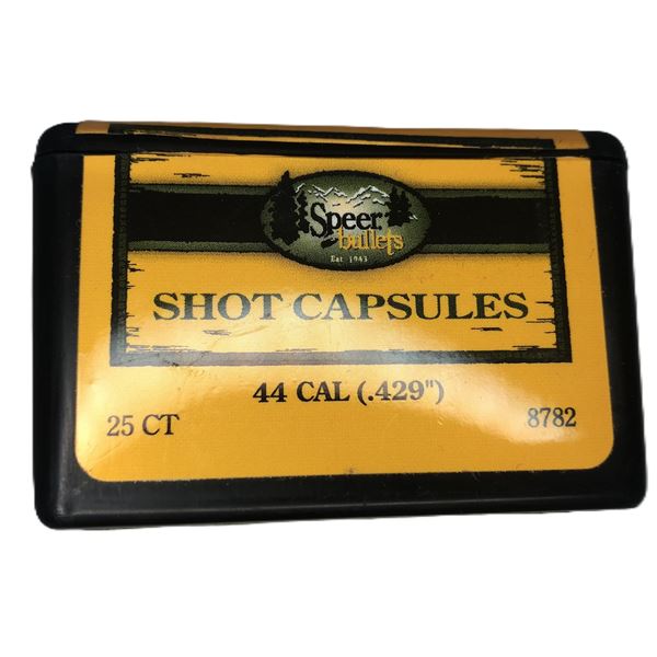 44 CAL Shot Capsules - Speer 25 Ct.