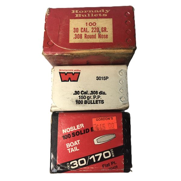30 CAL Bullet Lot - 182 Ct.