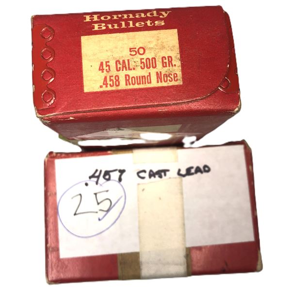 45 CAL Bullet Lot - 65 Ct.