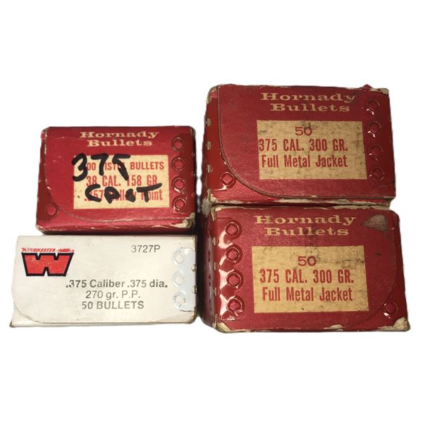 375 CAL Bullet Lot - 165 Ct.