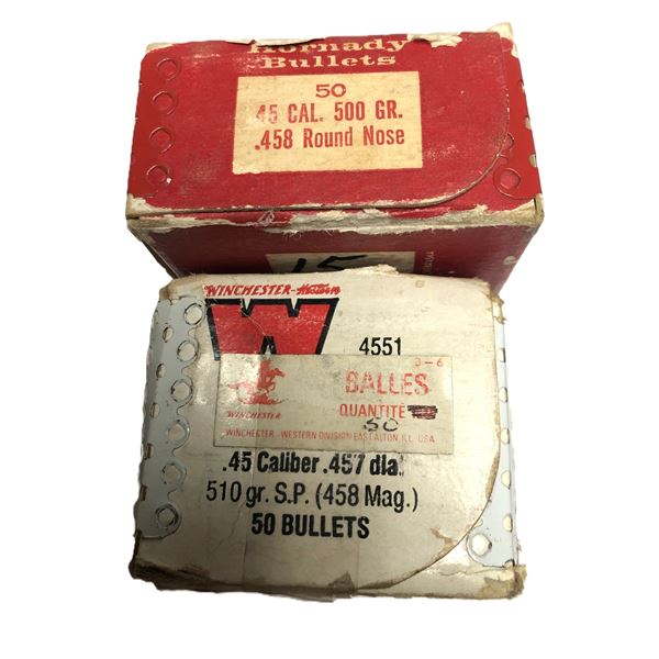 45 CAL Bullet Lot - 65 Ct.