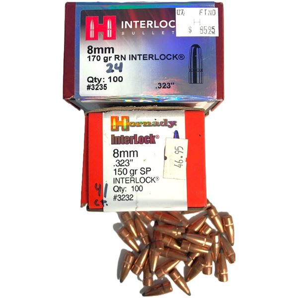 8MM Bullet Lot - 65 Ct.