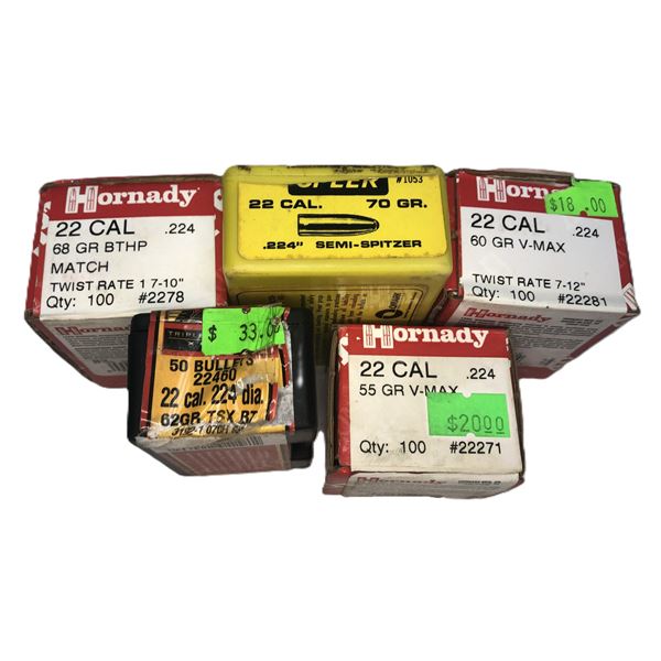 22 CAL Bullet Lot - 330 Count