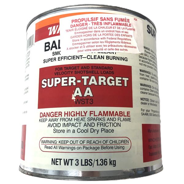 GUN POWDER - Winchester Ball Powder 3 LBS
